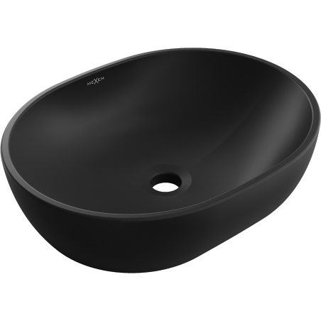 Mexen Viki lavabo à poser 48 x 35 cm, noir mat - 21054885