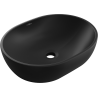 Mexen Viki lavabo à poser 48 x 35 cm, noir mat - 21054885