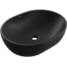 Mexen Viki lavabo da appoggio 48 x 35 cm, nero opaco - 21054885