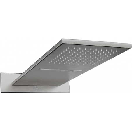 Mexen Waterfall soffione a cascata slim 50 x 22 cm, grafite - 79190-66