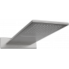 Mexen Waterfall deszczownica slim 50 x 22 cm, gun gray szczotkowany - 79190-66