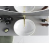 Mexen Viki countertop sink 48 x 35 cm, white/gold - 21054806