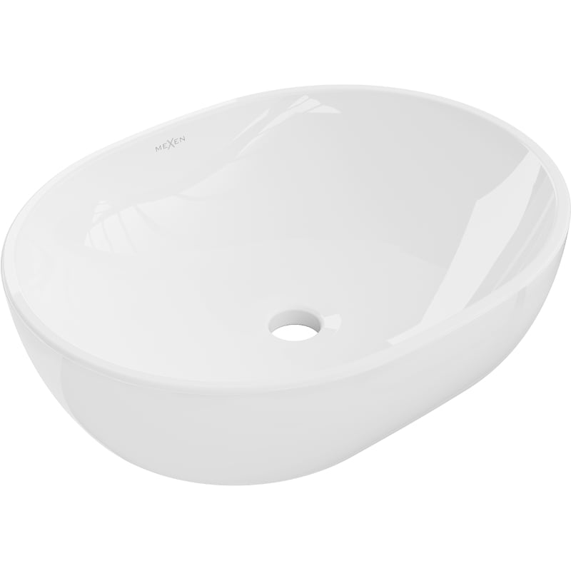 Mexen Viki pealisplaadi valamu 48 x 35 cm, valge - 21054800