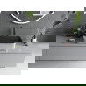 Mexen Catia opzetwastafel 48 x 37 cm, zwart mat/zilveren schubbenpatroon - 21314872