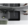 Mexen Catia Opbouwwastafel 48 x 37 cm, zwarte mat - 21314885
