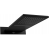 Mexen Waterfall chuveiro slim 50 x 22 cm, preto - 79190-70