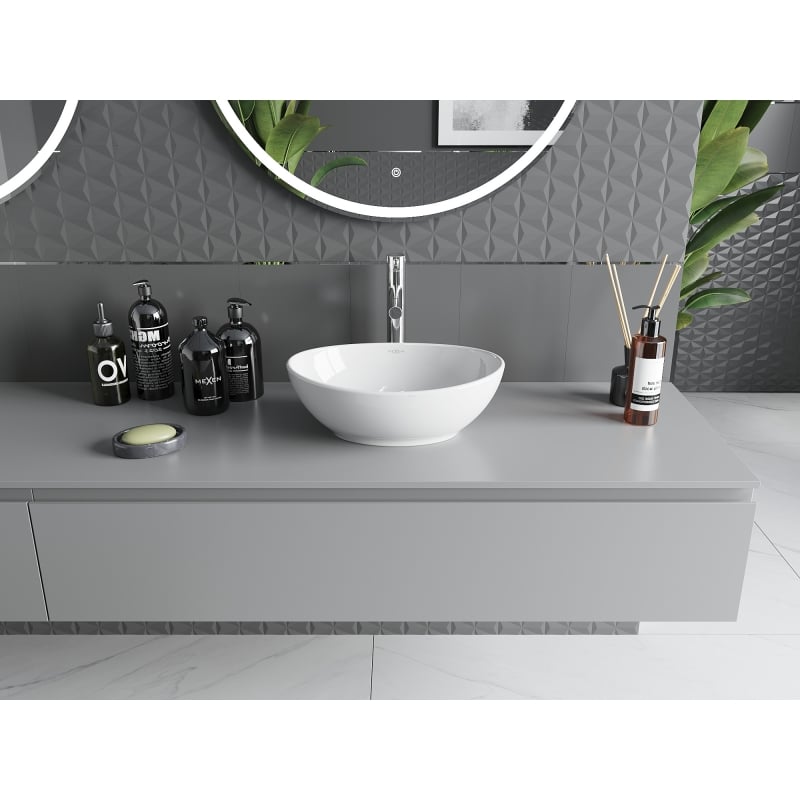 Mexen Elza Countertop Sink 40 x 33 cm, White - 21014000
