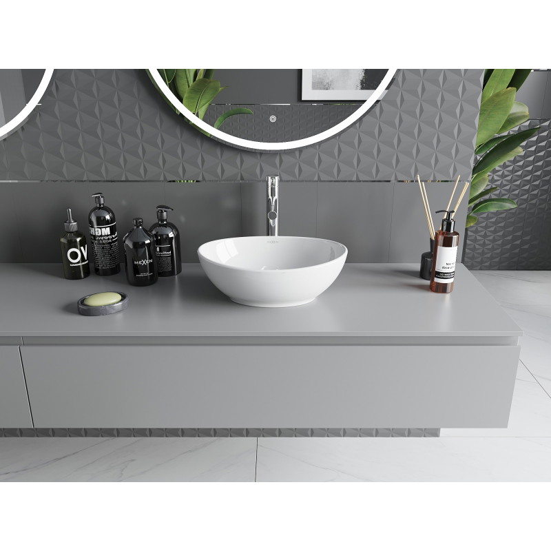 Mexen Elza umivaonik nadogradni 40 x 33, cm bijeli - 21014000