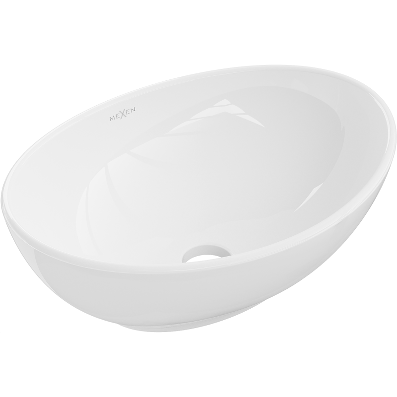 Mexen Elza lavabo sobre encimera 40 x 33 cm, blanco - 21014000