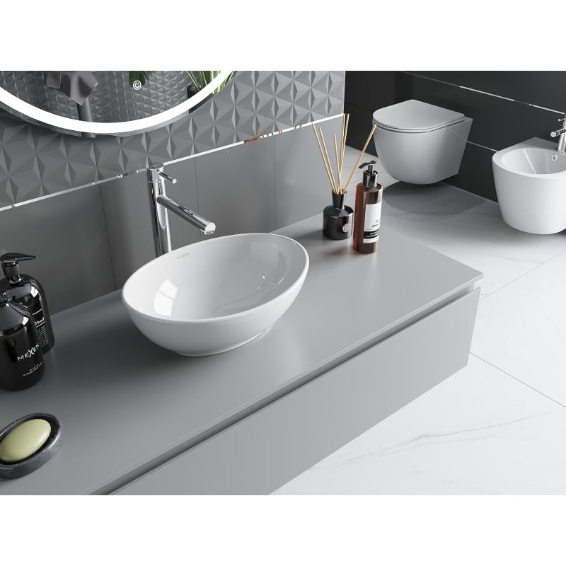 Mexen Elza lavabo da appoggio 40 x 33 cm bianco - 21014000