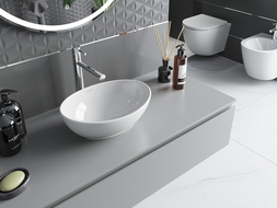 Mexen Elza lavabo da appoggio 40 x 33 cm bianco - 21014000