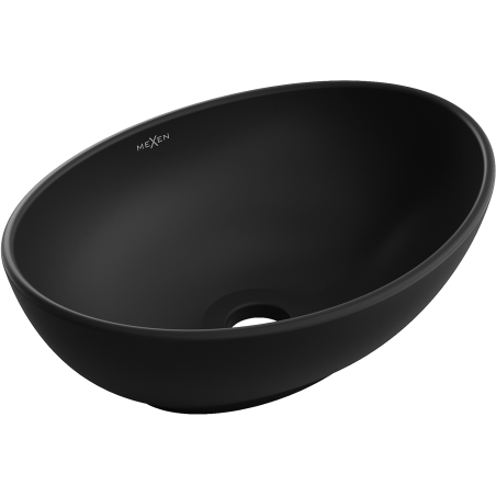 Mexen Elza countertop washbasin 40 x 33 cm, black matte - 21014085