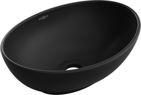 Mexen Elza lavabo sobreencimera 40 x 33 cm, negro mate - 21014085
