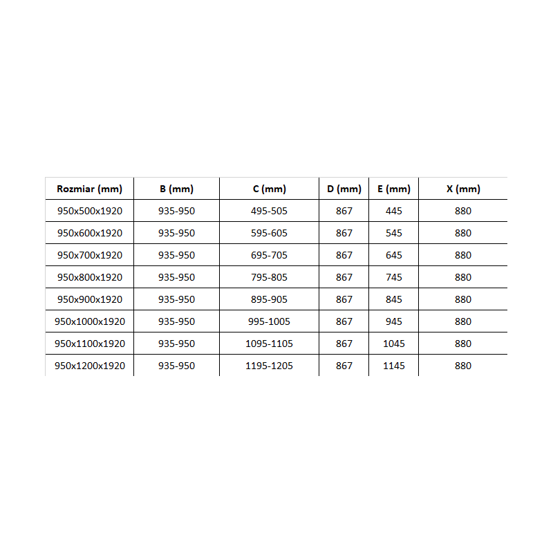 Mexen Pretoria Duschkabine, schwenkbar, 95 x 110 cm, transparent, Chrom - 852-095-110-01-00