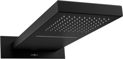 Mexen Waterfall chuveiro de 50 x 22 cm, preto - 79195-70