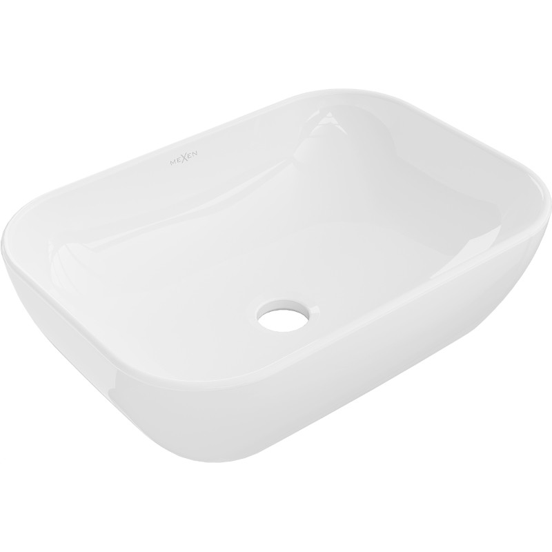 Mexen Rita lauapealne valamu 45 x 32 cm, valge - 21084500