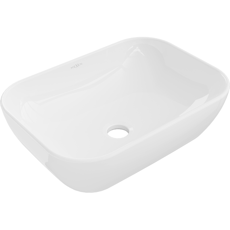 Mexen Rita lavabo à poser 45 x 32 cm, blanc - 21084500