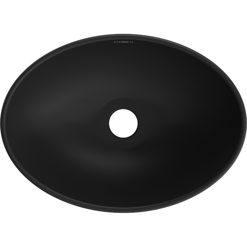 Mexen Elza countertop washbasin 40 x 33 cm, black matte - 21014085