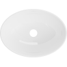 Mexen Elza lavabo à poser 40 x 33 cm, blanc/or motif écaille - 21014008