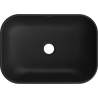 Mexen Rita lavatório de bancada 45 x 32 cm, preto mate - 21084585