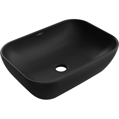 Mexen Rita nadpultna umivalnica 45 x 32 cm, črna mat - 21084585
