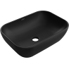 Mexen Rita countertop basin 45 x 32 cm, black matte - 21084585