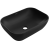 Mexen Rita countertop washbasin 45 x 32 cm, black matte - 21084585