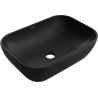 Mexen Rita nadpultna umivalnica 45 x 32 cm, črna mat - 21084585
