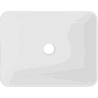 Mexen Catia lavabo à poser 48 x 38 cm, blanc/or motif écailles - 21314808