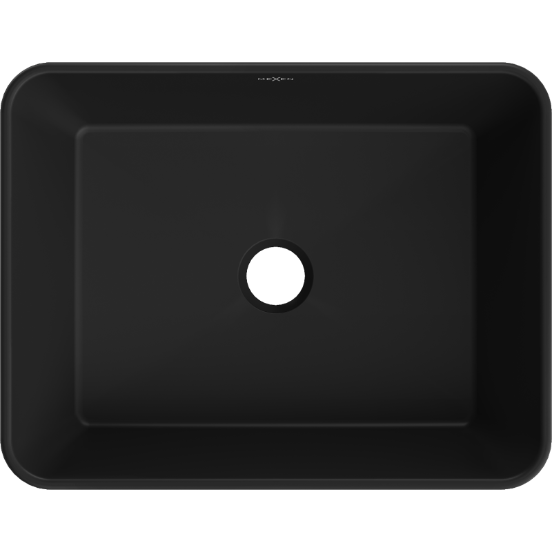 Mexen Catia pöytätason pesuallas 48 x 37 cm, musta matta - 21314885