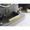 Mexen Catia lavabo à poser 48 x 37 cm, noir mat/motif écaille dorée - 21314878
