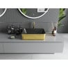 Mexen Catia lavabo à poser 48 x 37 cm, noir mat/motif écaille dorée - 21314878