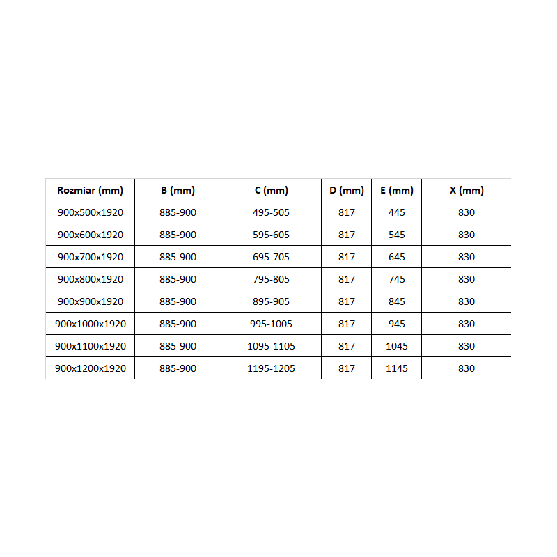 Mexen Pretoria nagibna tuš kabina 90 x 100 cm, prozorna, zlata - 852-090-100-50-00