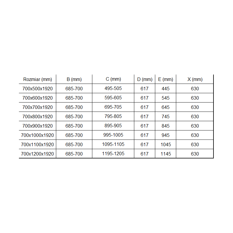 Mexen Pretoria svängbar duschkabin 70 x 80 cm, transparent, svart - 852-070-080-70-00