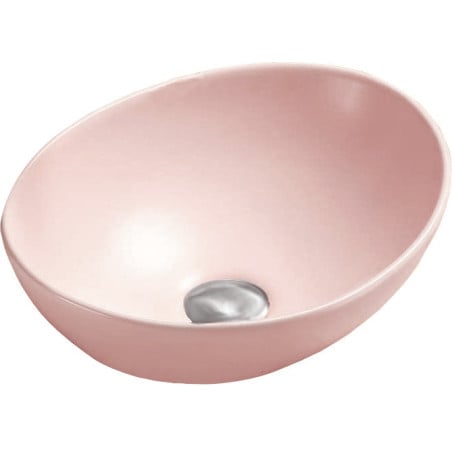 Mexen Elza lavatório de bancada 40 x 33 cm, rosa mate - 21014044