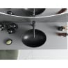 Mexen Elza countertop basin 40 x 33 cm, black matte/silver - 21014024