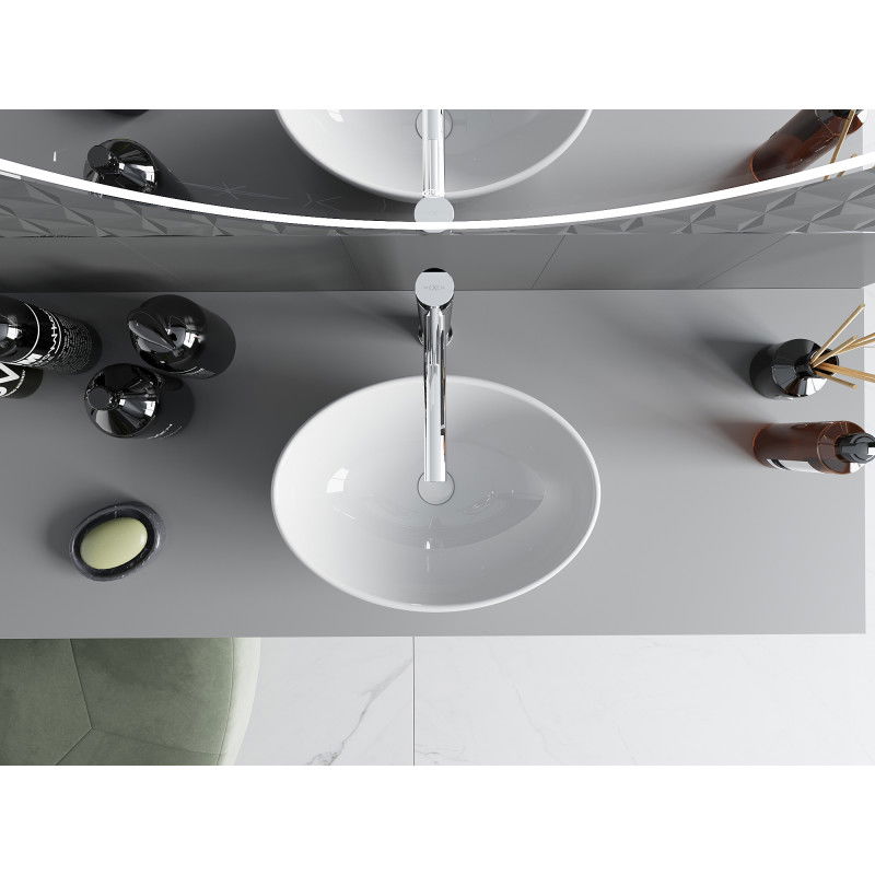 Mexen Elza countertop basin 40 x 33 cm, white - 21014000