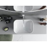 Mexen Rita bovenbouw wastafel 45 x 32 cm, wit - 21084500