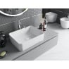 Mexen Catia lavabo de encimera 48 x 37 cm, blanco - 21314800