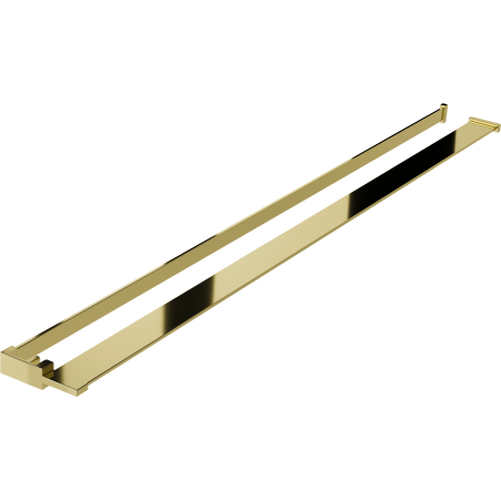 Mexen estante para mampara de ducha con barra para toallas, dorado - 800-02-50