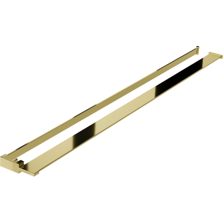 Mexen Kioto+ estante para pared de ducha con toallero, dorado - 800-02-50