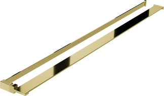 Mexen estante para mampara de ducha con barra para toallas, dorado - 800-02-50