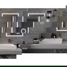 Mexen Kala beleuchteter Badezimmerspiegel mit Kosmetikspiegel 60 x 80 cm, LED 6000K, Antibeschlag - 9820-060-080-611-00