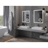 Mexen Kala verlichte badkamer spiegel met make-up spiegeltje 60 x 80 cm, LED 6000K, anti-condens - 9820-060-080-611-00