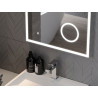 Mexen Kala lustro łazienkowe podświetlane z lusterkiem kosmetycznym 60 x 80 cm, LED 6000K, antypara - 9820-060-080-611-00