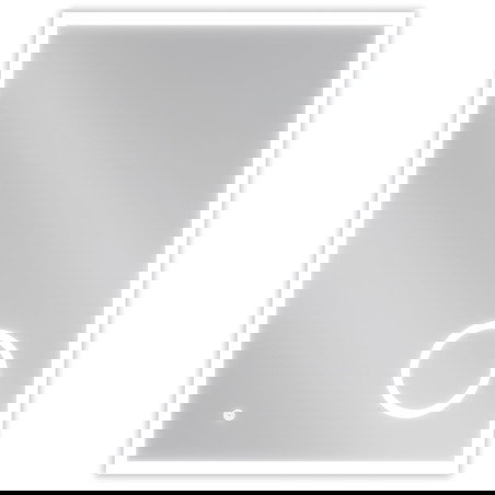 Mexen Kala beliichten Buedzëmmer Spigel mat kosmeteschem Spigel 60 x 80 cm, LED 6000K, anti-Fog - 9820-060-080-611-00