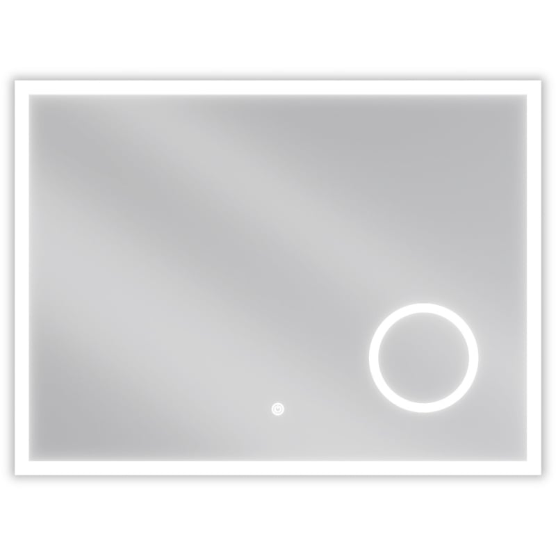 Mexen Kala valgustatud vannitoa peegel koos kosmeetilise peegliga 80 x 60 cm, LED 6000K, udutusvastane - 9820-080-060-611-00