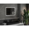 Mexen Kala espejo de baño iluminado con espejo cosmético 80 x 60 cm, LED 6000K, antivaho - 9820-080-060-611-00