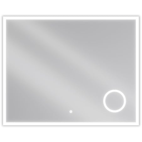 Mexen Kala osvijetljeno kupaonsko ogledalo s kozmetičkim zrcalom 100 x 80 cm, LED 6000K, antipara - 9820-100-080-611-00