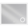 Mexen Kala miroir de salle de bains éclairé avec miroir cosmétique 100 x 80 cm, LED 6000K, antibuée - 9820-100-080-611-00